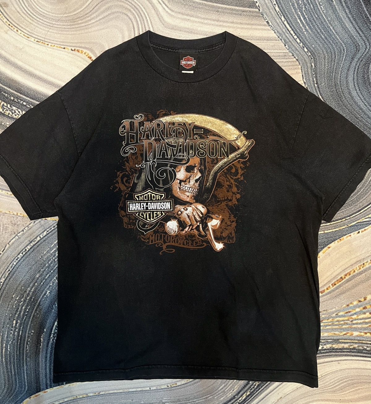 Harley Davidson Harley-Davidson Skull Print T-Shirt Size XL Size US XL / EU 56 / 4 - 1 Thumbnail