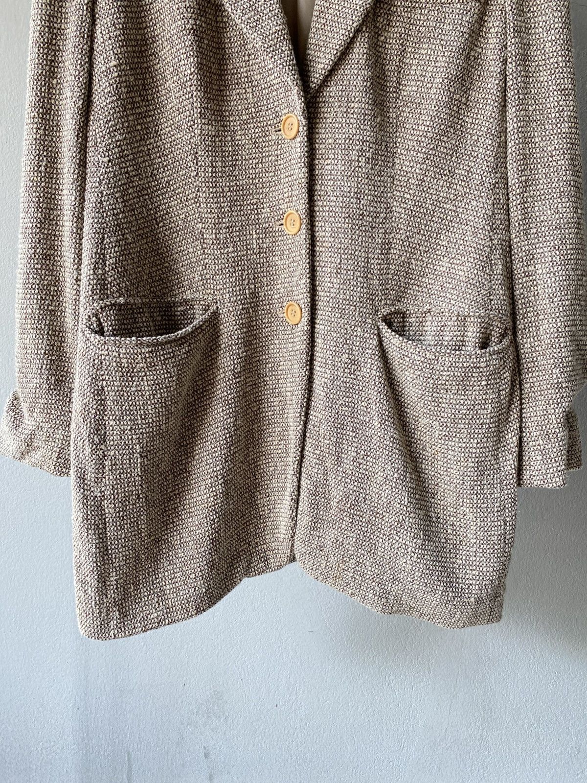 Giorgio Armani GIORGIO ARMANI Tweed Blazer Size M / US 6-8 / IT 42-44 - 4 Thumbnail