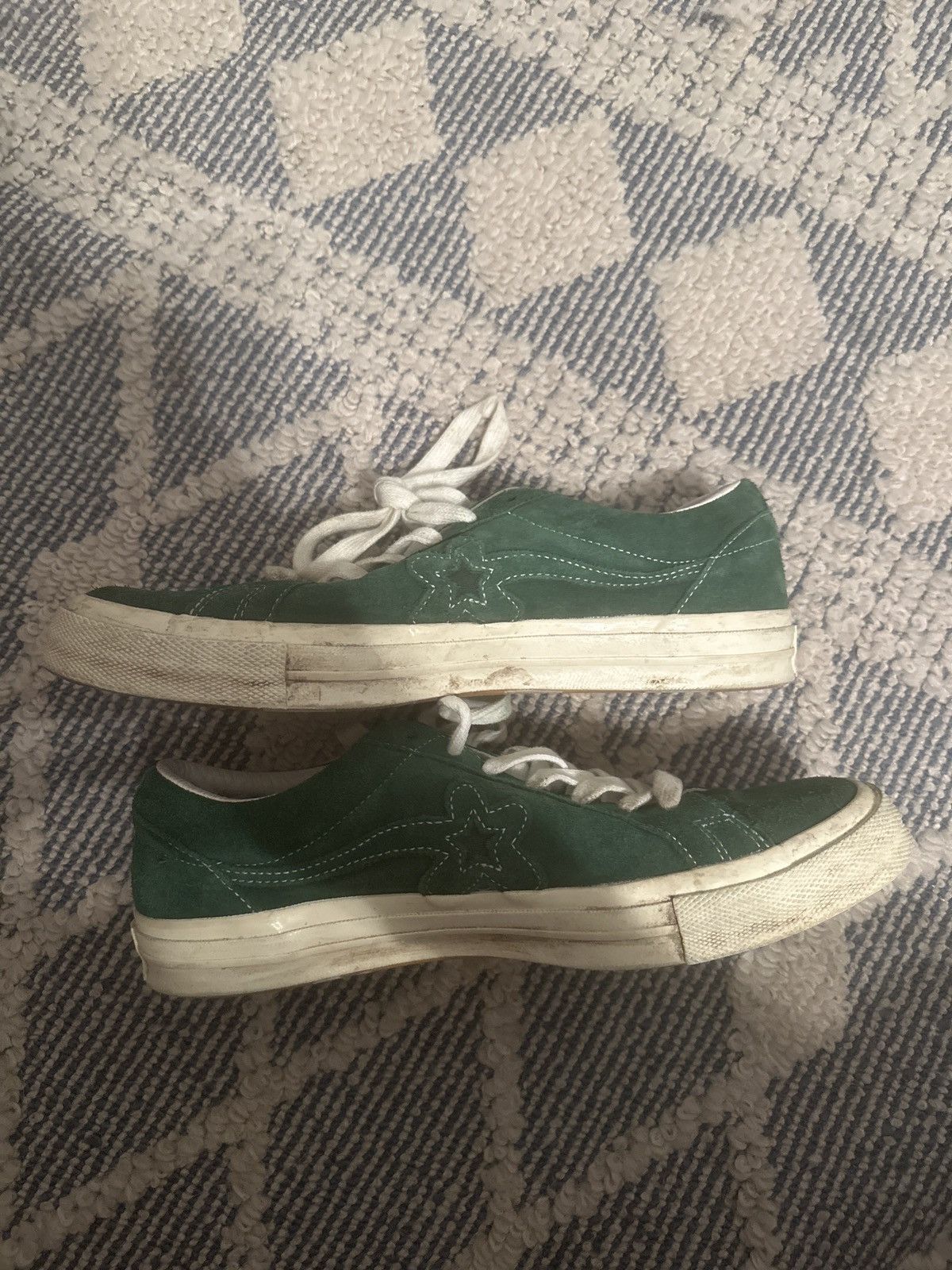 Converse × Golf le Fleur Converse x Golf Le Fleur Green Used Shoes Size US 10 / EU 43 - 2 Thumbnail