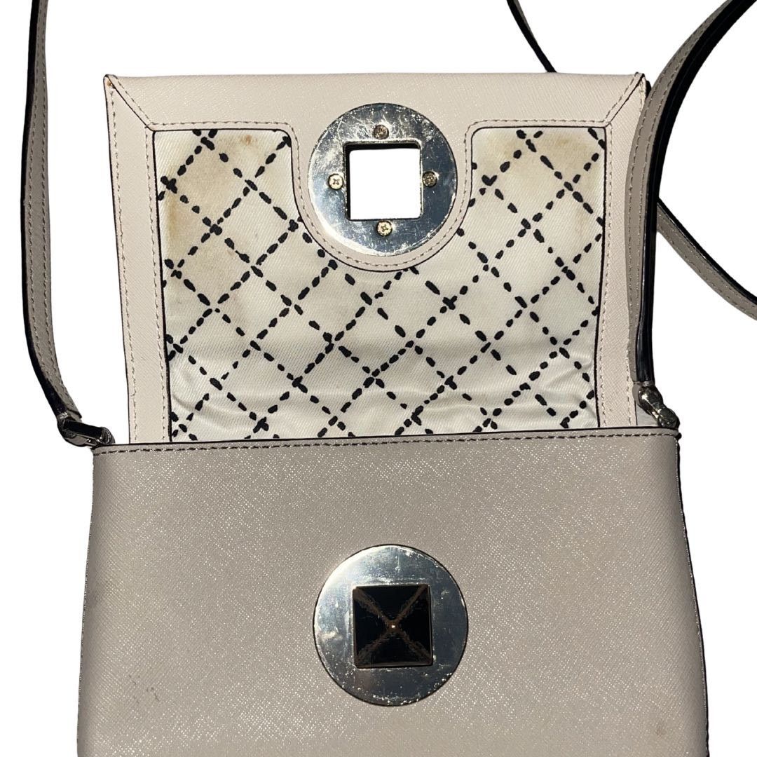 Kate Spade Newbury Lane Sally Leather Crossbody Purse Turn Lock Handbag Size ONE SIZE - 4 Thumbnail