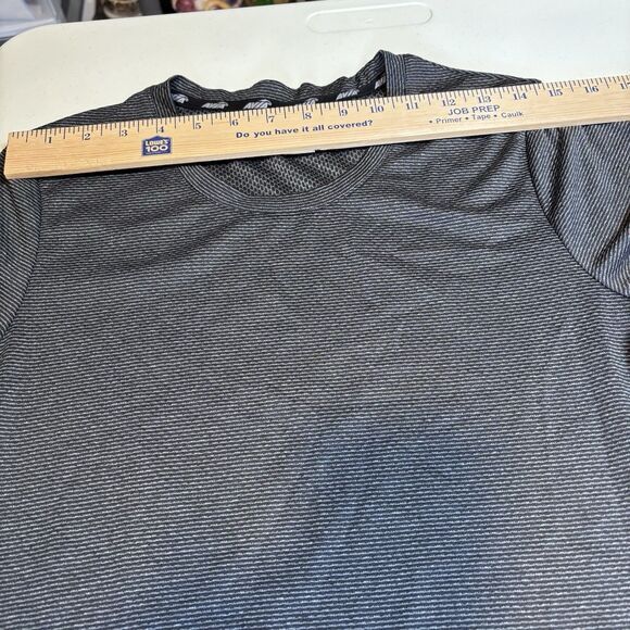 Avia AVIA Activewear T-Shirt Fitted Striped Gray Gym Workout M Size M / US 6-8 / IT 42-44 - 5 Thumbnail