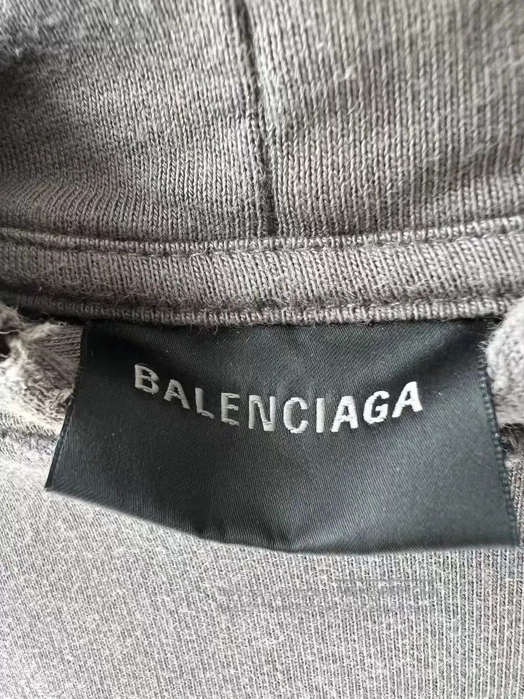Balenciaga Balenciaga Distressed Coke Hoodie S. Size US S / EU 44-46 / 1 - 3 Thumbnail
