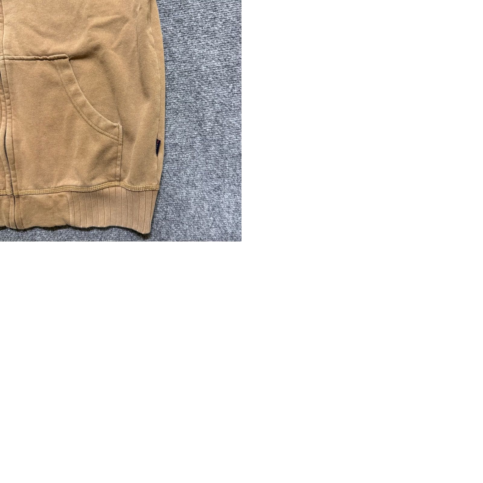 Arrow Arrow Basic Jacket M Beige Cotton Blend Full Zip Collared Men Size US 31 - 9 Thumbnail
