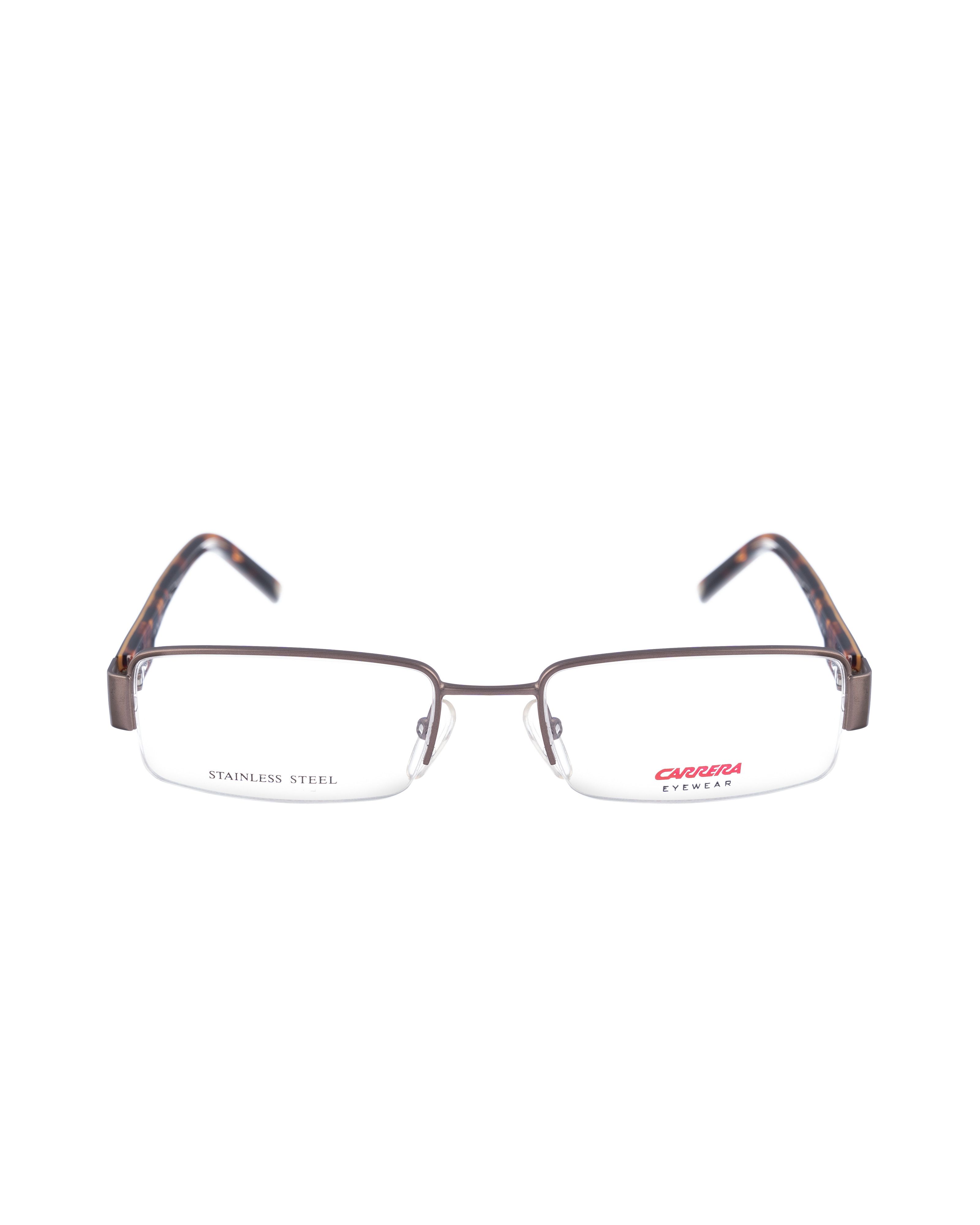 Carrera Carrera 00s Brown Silver Metal Half Rim Glasses with Havana Size ONE SIZE - 2 Thumbnail