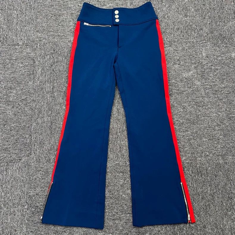 Gucci Gucci Red and blue color matching Weila casual pants 2504-N Size 24" / US 00 / IT 34 - 1 Thumbnail