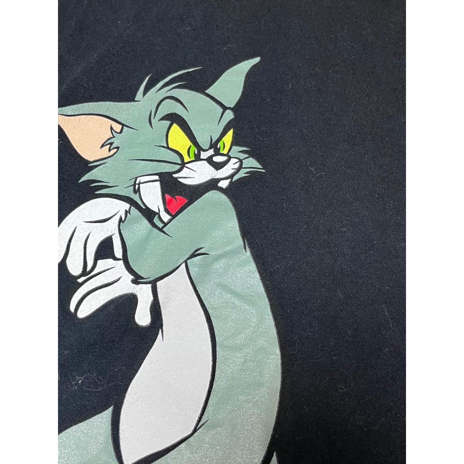 Other 🐭 Tom & Jerry Cartoon Graphic Tee – Black Size S Size US S / EU 44-46 / 1 - 4 Thumbnail