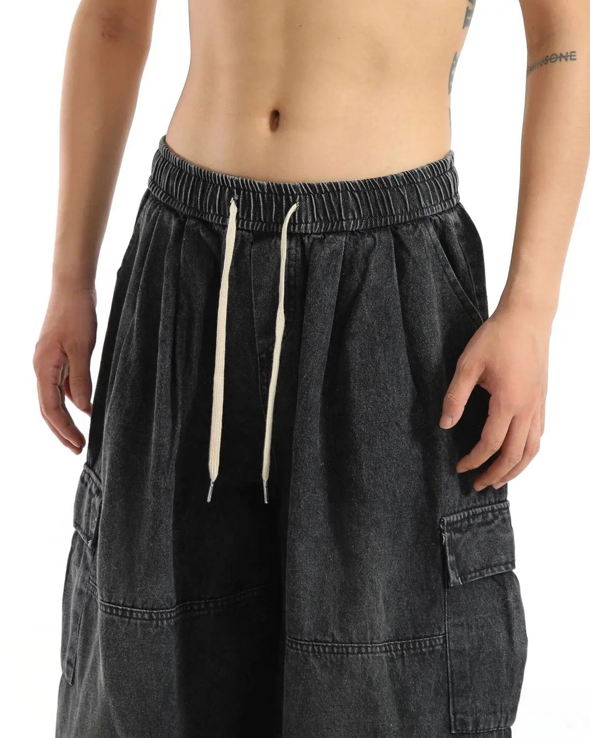 Japanese Brand Baggy Cargo Jeans Size US 32 / EU 48 - 3 Thumbnail