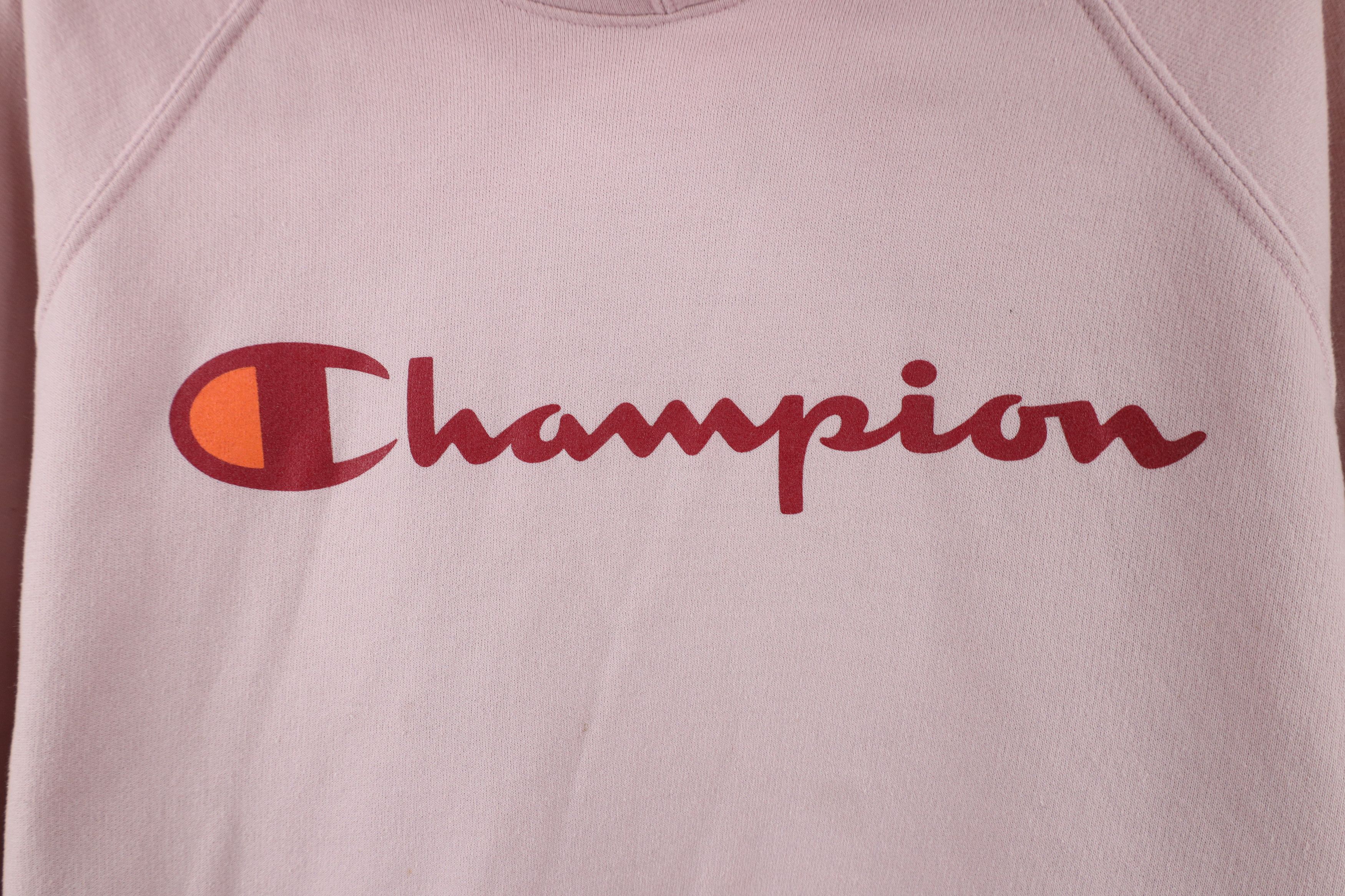 Champion × Vintage Vintage Y2K Champion Spell Out Center Logo Hoodie Sweatshirt Size XL / US 12-14 / IT 48-50 - 5 Thumbnail