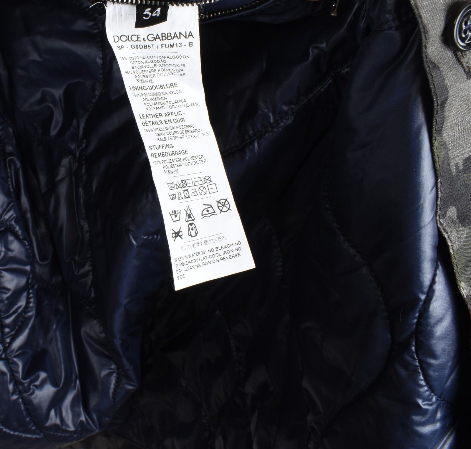 Dolce & Gabbana Dolce Gabbana Men Jacket Hooded Parka Coat IT54-L, S2033 Size US L / EU 52-54 / 3 - 10 Thumbnail