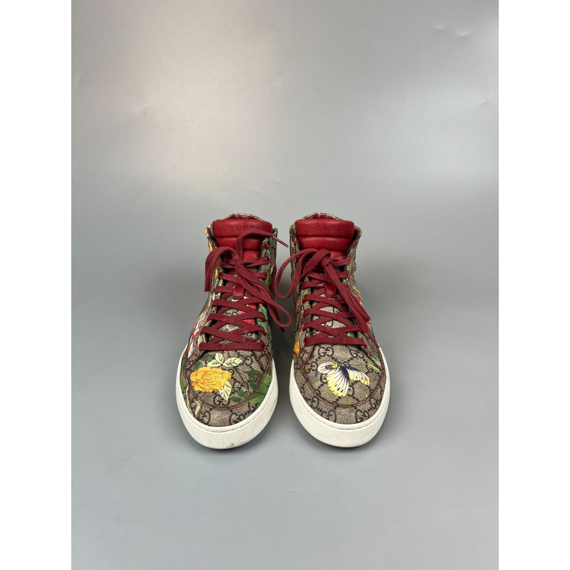 Gucci Gucci Guccissima Monogram Canvas Hi Top Sneakers Size UK 6.5 Size US 9 / IT 39 - 3 Thumbnail