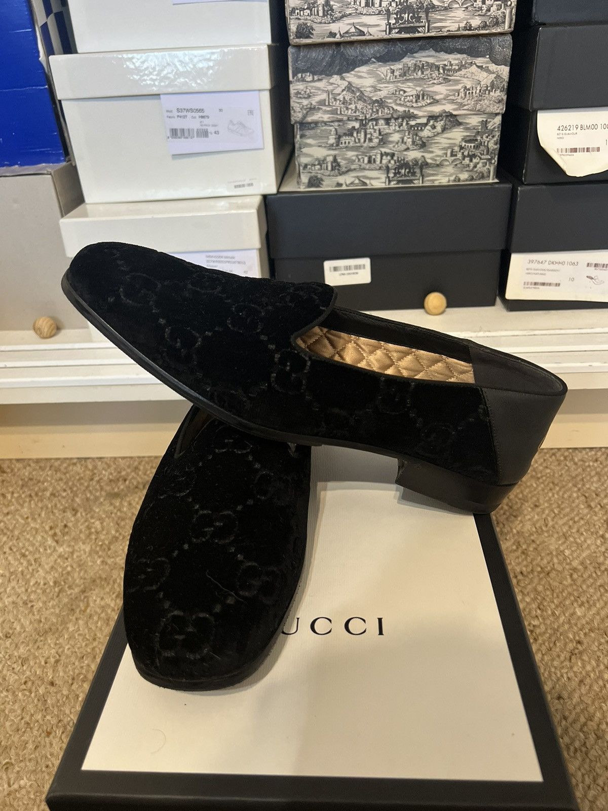 Paolo Gucci Gucci GG Velvet loafer Size US 9.5 / EU 42-43 - 6 Thumbnail