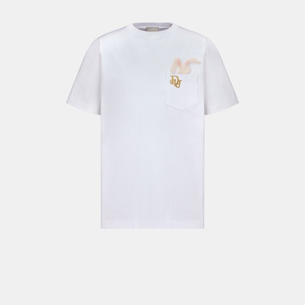 image of Dior x Erl O1W1Db10124 T-Shirt In White, Men's (Size XL)