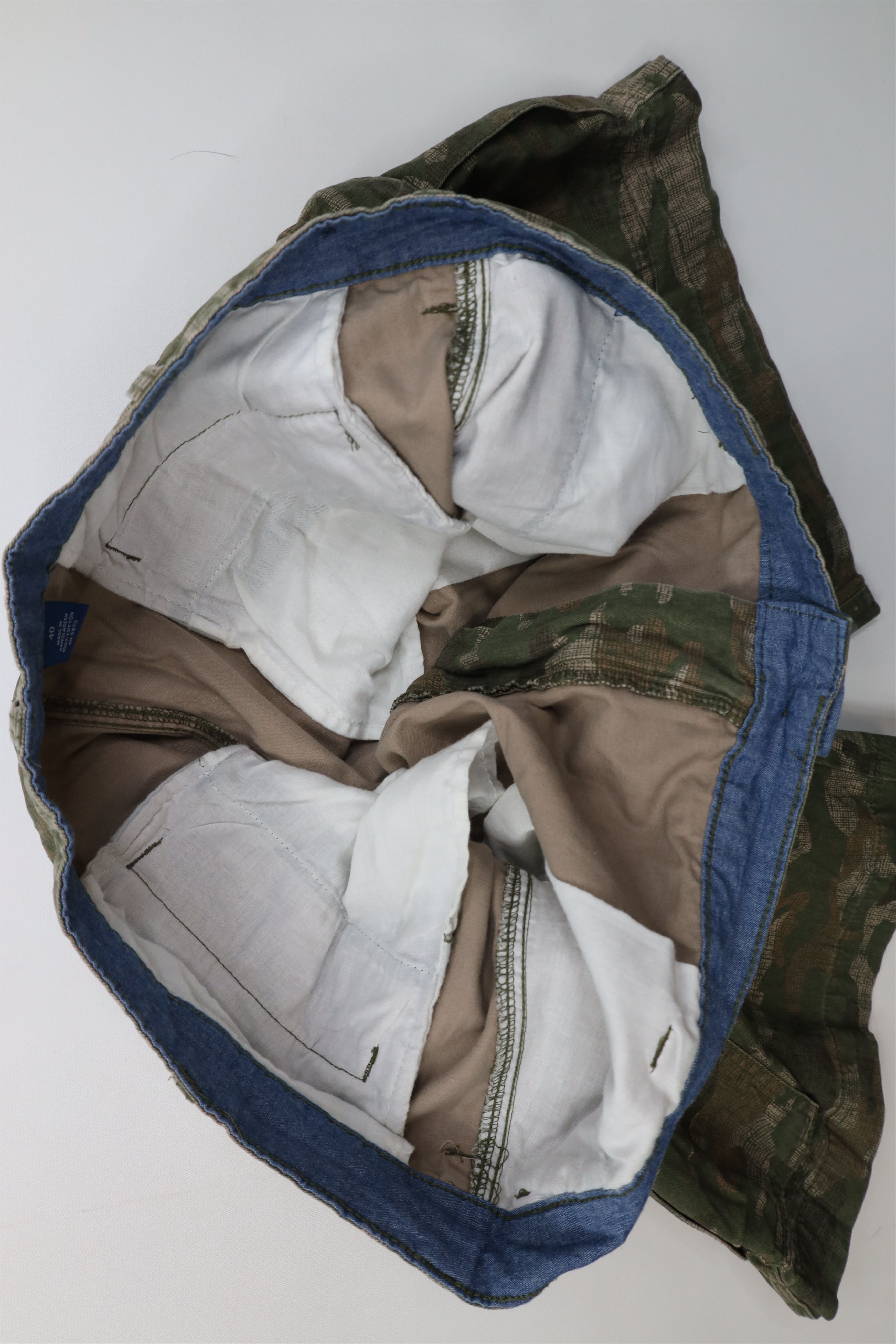 Vintage Vintage Y2K Streetwear Faded Camouflage Cargo Shorts Cotton Size US 40 / EU 56 - 7 Thumbnail