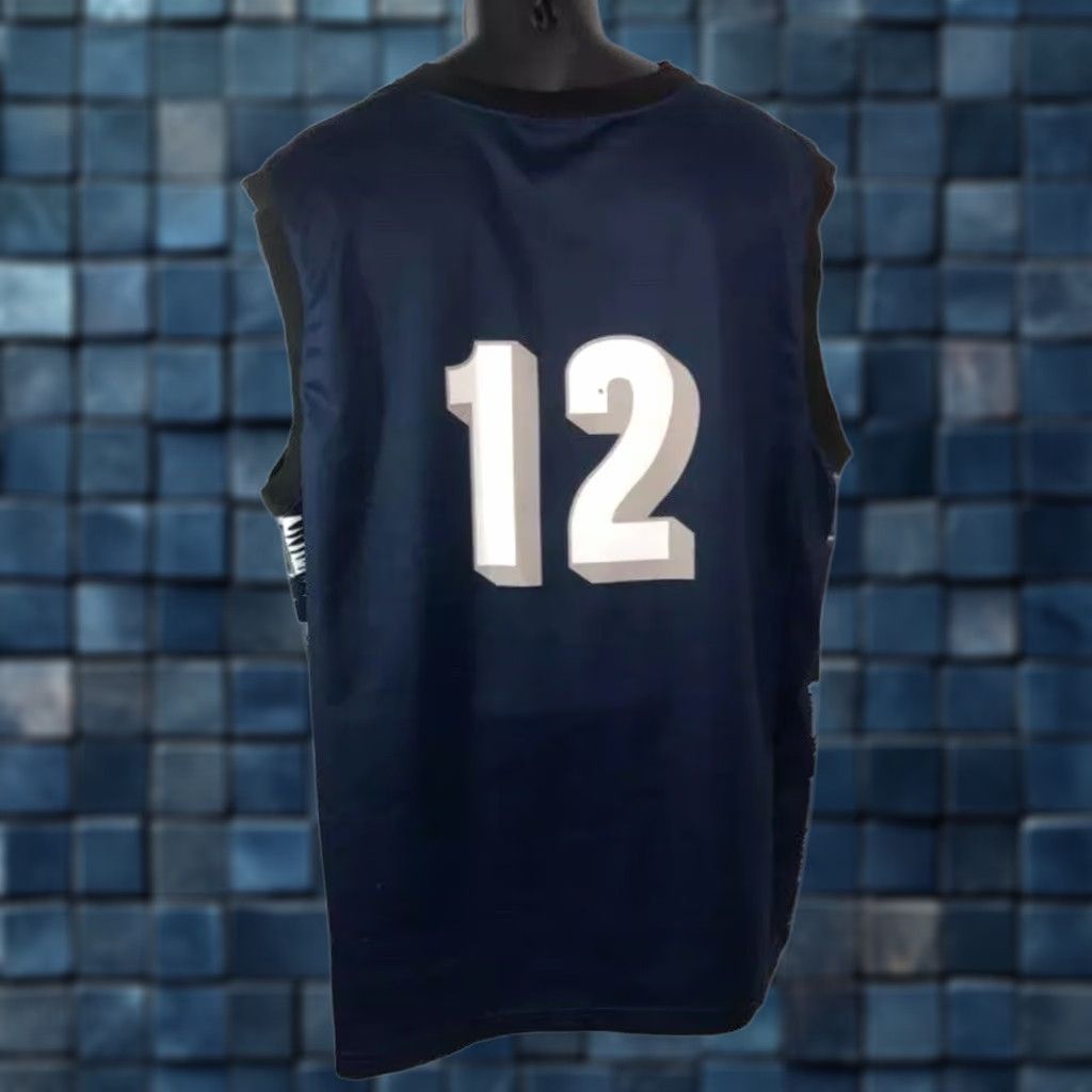 Nike VINTAGE Mens Nike Team NCAA University Of Georgetown Hoyas #12 Basketball Jersey XL Blue Jersey Basketball Mens XL Nike Team Hoyas Size US XL / EU 56 / 4 - 1 Thumbnail