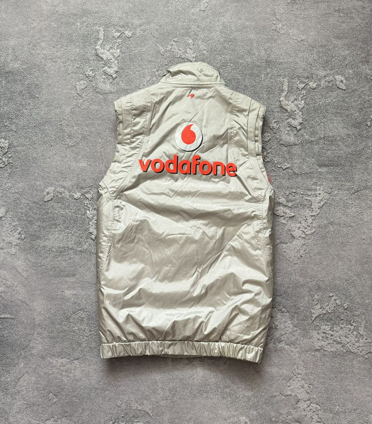 Malcolm McLaren × Mercedes-Benz Vest S McLaren Mercedes-Benz Vodafone Mobil 1 racing jacket Size US S / EU 44-46 / 1 - 1 Thumbnail
