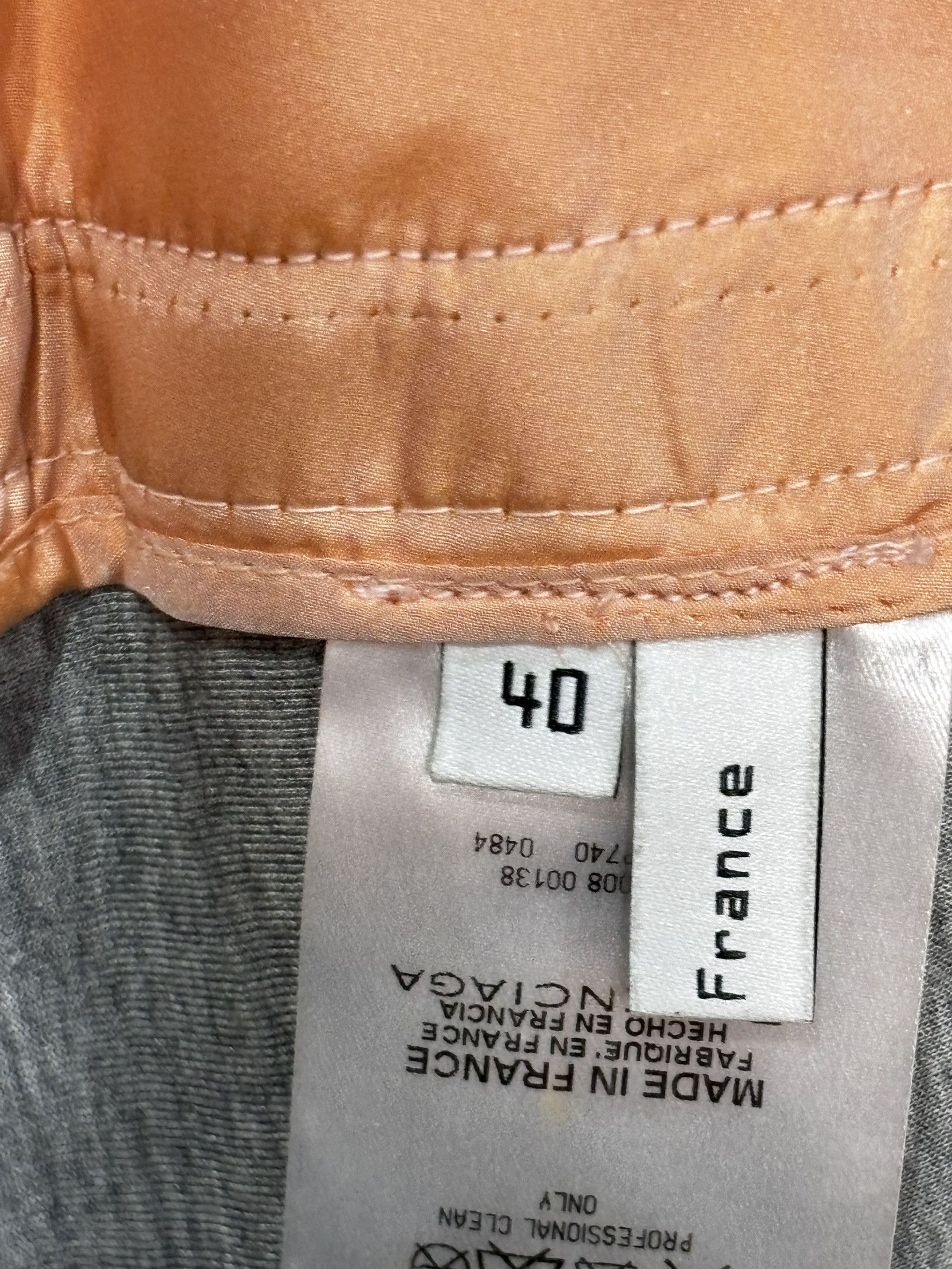 Balenciaga Two-Tone Trousers with Plastic Panel