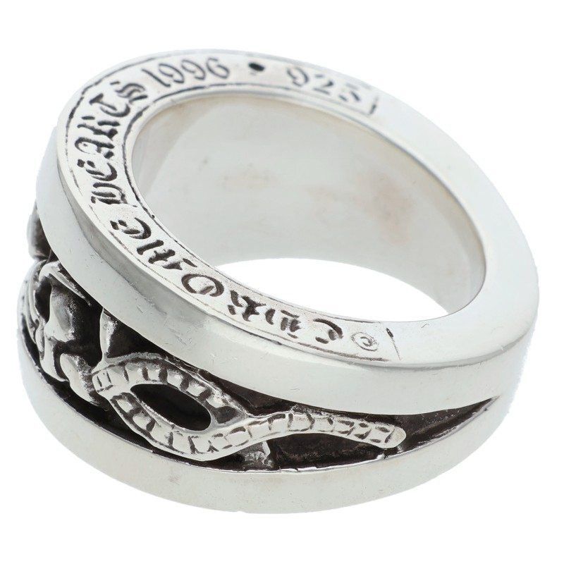 Chrome Hearts Chrome Hearts Narrow V Celtic Band Ring Size ONE SIZE - 4 Thumbnail
