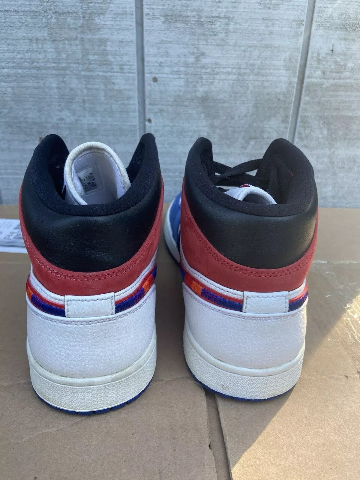 Nike Nike Air Jordan 1 Mid SE Multi-Color Swoosh Size 11.5 CLEAN Size US 11.5 / EU 44-45 - 3 Thumbnail
