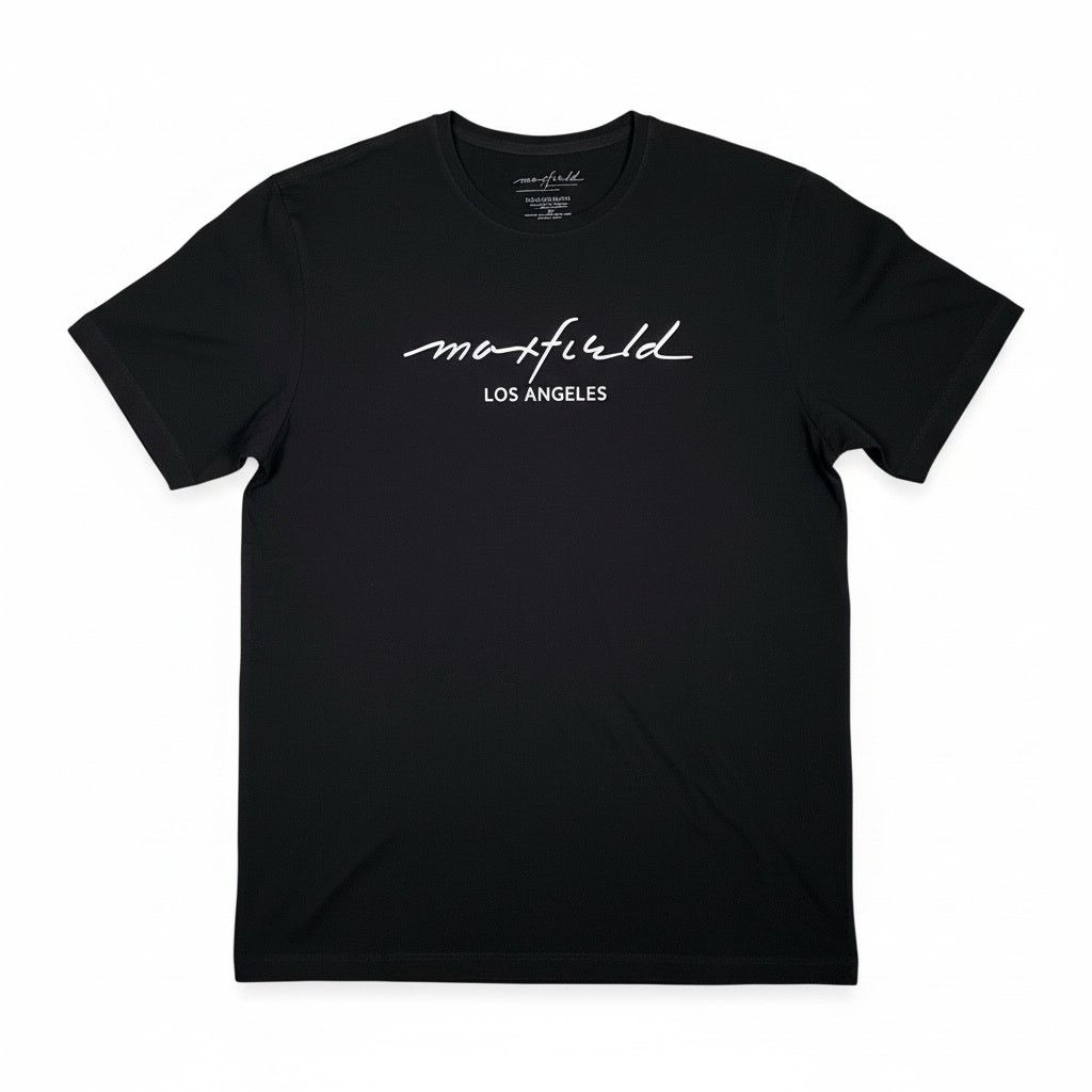 Maxfield Los Angeles Maxfield Los Angeles Black Streetwear Lux Shirt Cotton L Size US L / EU 52-54 / 3 - 1 Thumbnail