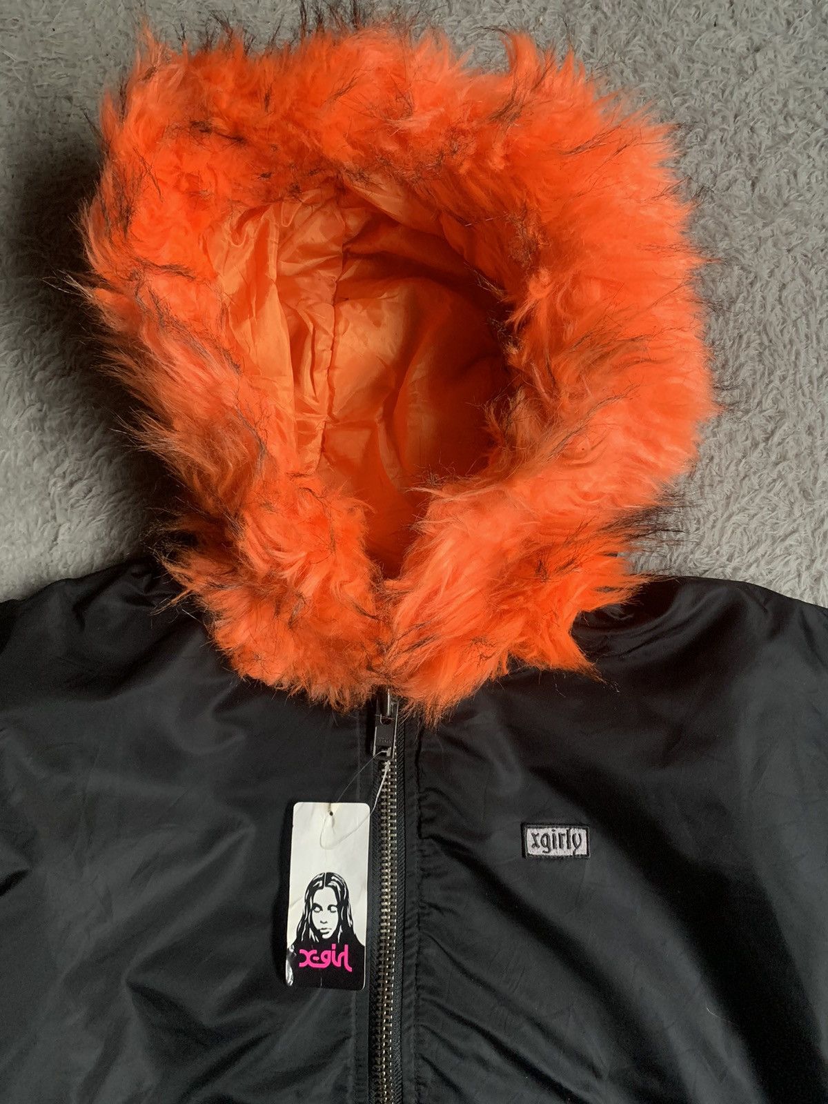 Japanese Brand Xgirl x Yurino Hood Ma 1 Fur Bomber Jacket Size US L / EU 52-54 / 3 - 2 Thumbnail