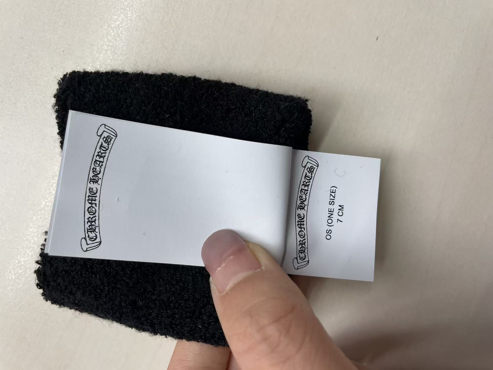 Chrome Hearts Chrome Hearts White Patent Leather Cross Patch Sweatbands Size ONE SIZE - 7 Thumbnail