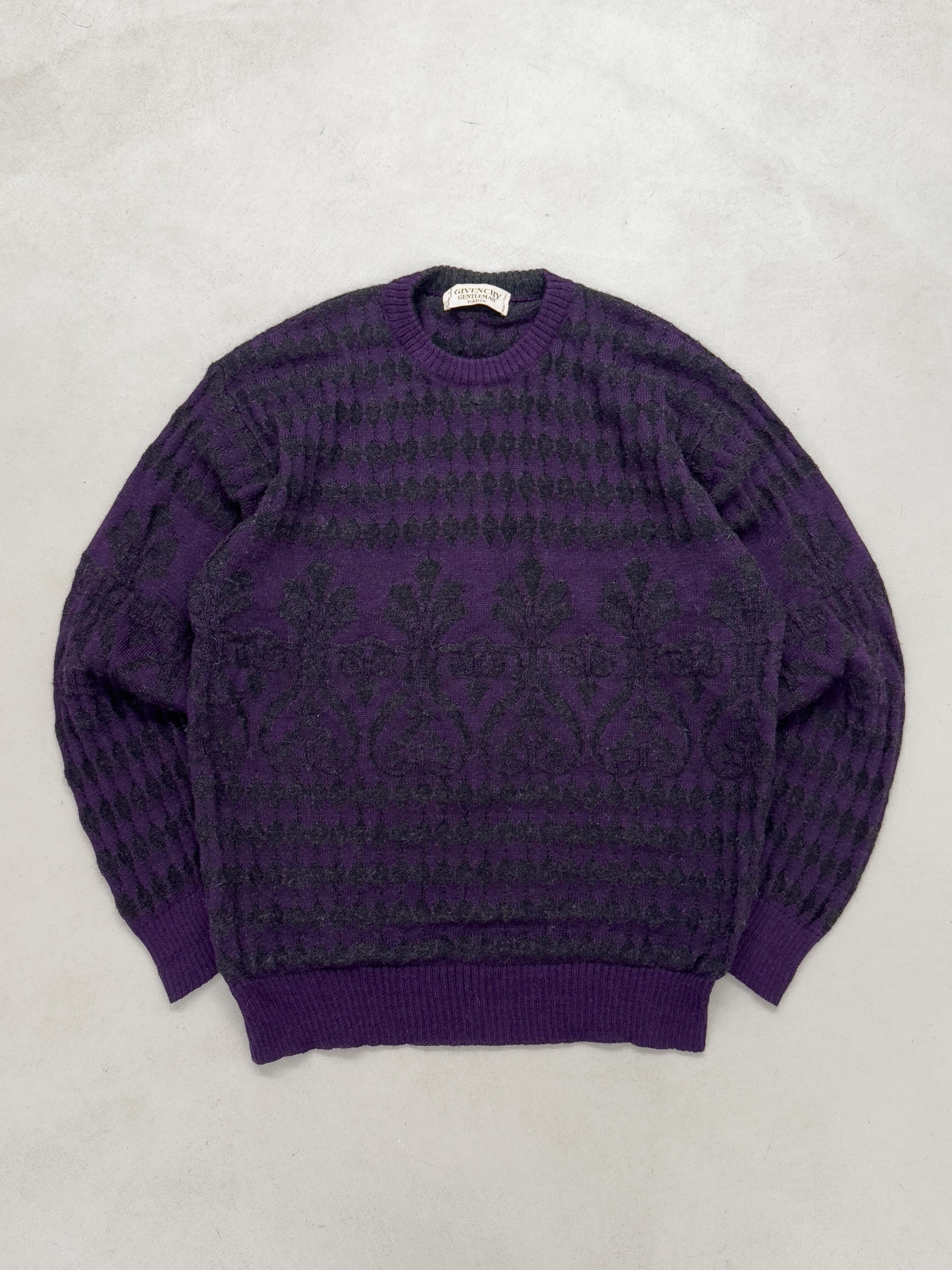 Givenchy 80s GIVENCHY Textured Alpaca Wool Sweater Size US M / EU 48-50 / 2 - 1 Thumbnail