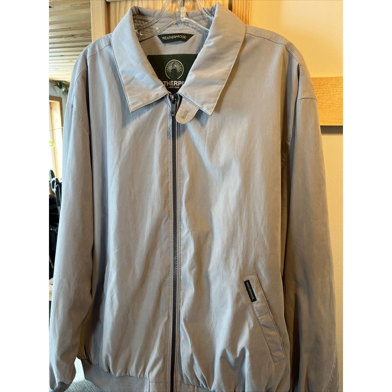 Weatherproof Weatherproof Men’s XL Gray Zip Cotton Polyester Nylon Jacket Size US XL / EU 56 / 4 - 13 Thumbnail