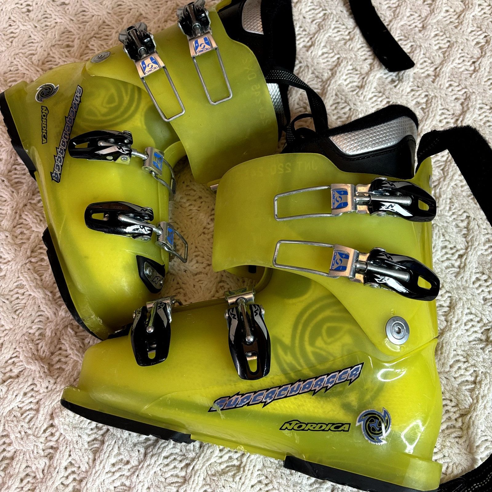Other Nordica Supercharger Ignition Yellow Professional Ski Boots Size US 13 / EU 46 - 8 Thumbnail