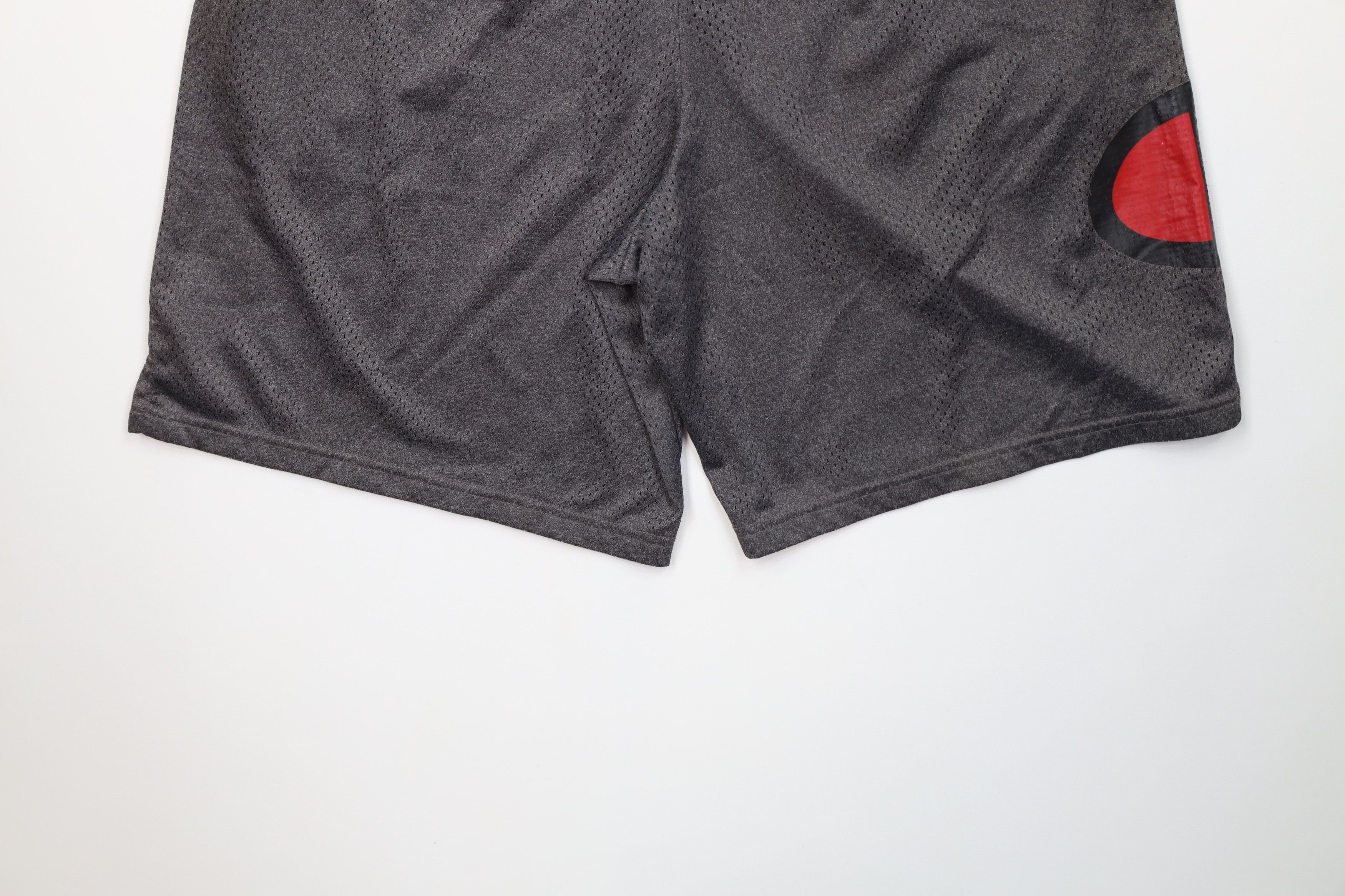 Champion Vintage Champion Big Logo Mesh Basketball Shorts Gray Size US 34 / EU 50 - 13 Thumbnail