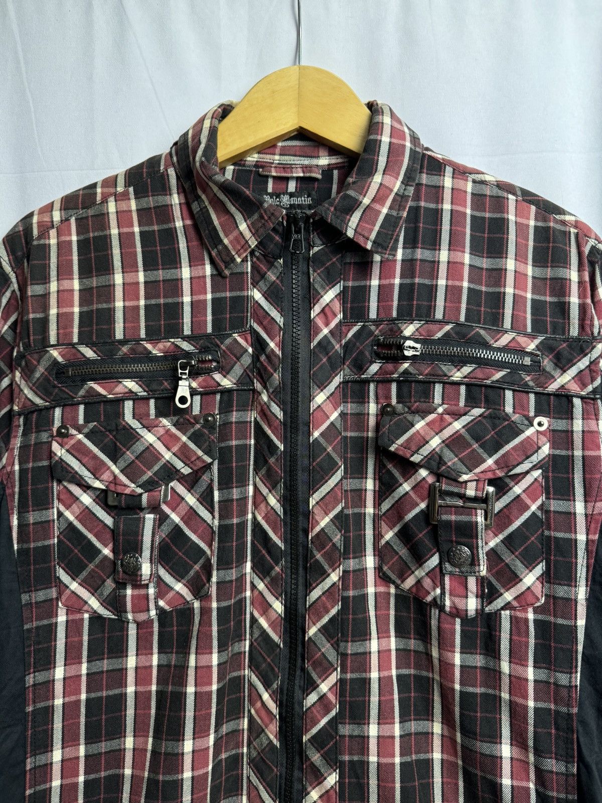 Hysteric Glamour × If Six Was Nine × Japanese Brand Bondage Bulc Mountin Long Shirt Zipper Hybrid Size US L / EU 52-54 / 3 - 5 Thumbnail