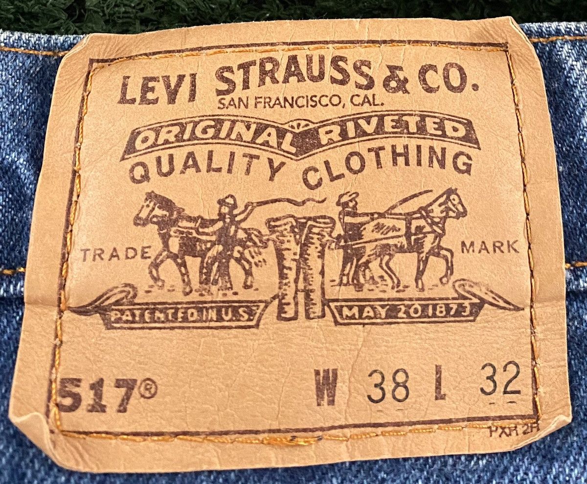Levi's VTG 90’s Levi’s 517 Orange Tab Boot Cut Jeans Men’s 38x31 Size US 38 / EU 54 - 7 Thumbnail