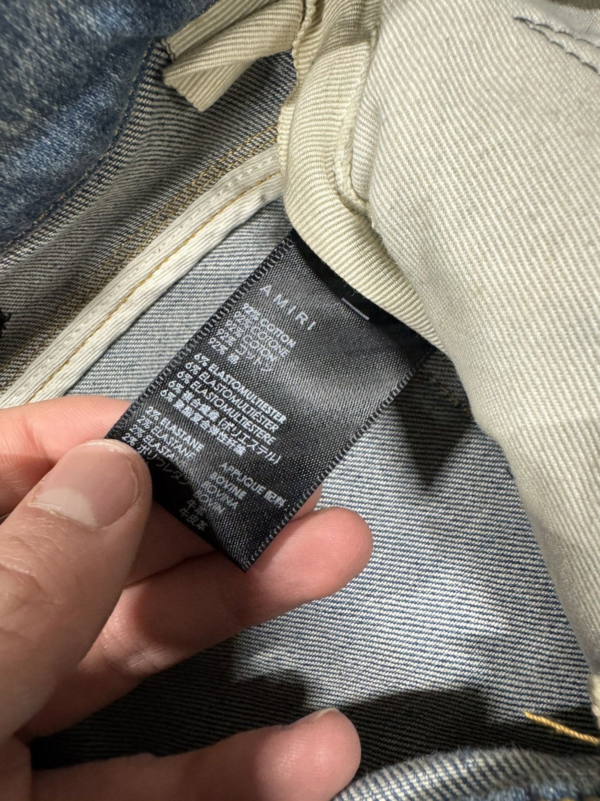 Amiri Amiri Chemist Star Denim Jeans NEW 2400$ Size US 33 - 6 Thumbnail