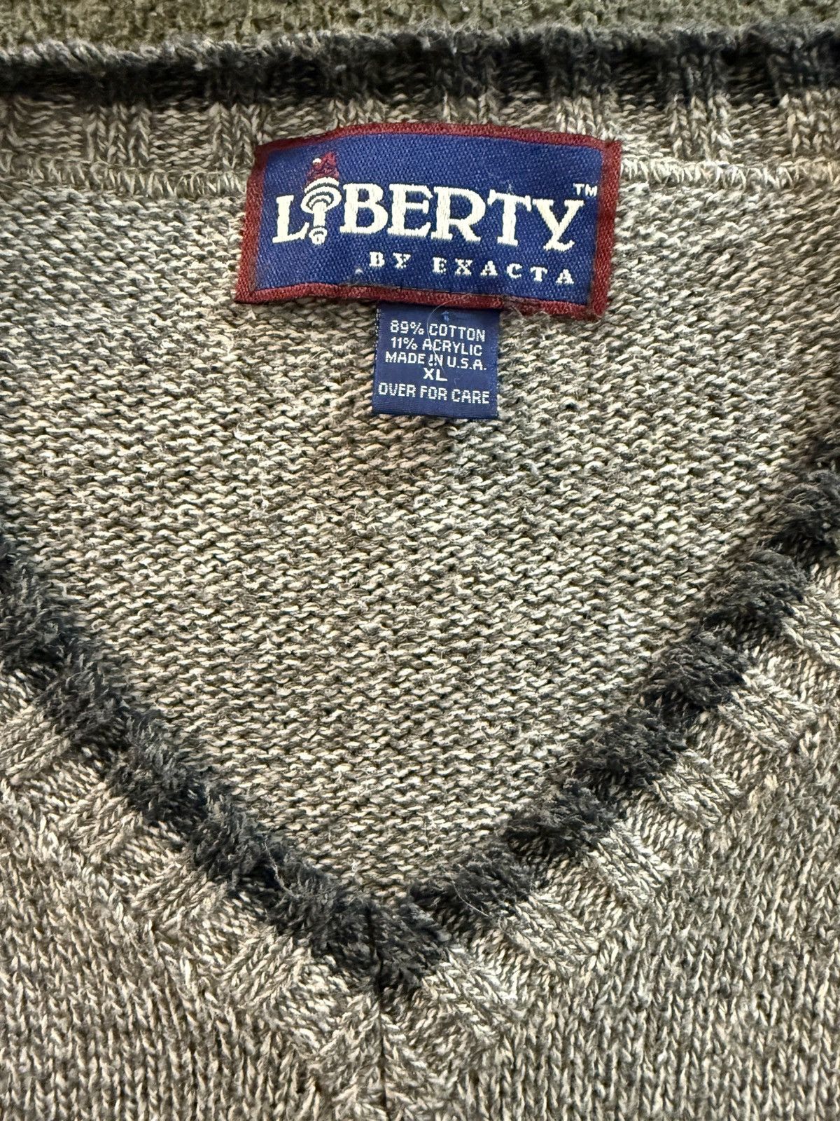 Liberty × Vintage Vintage Knit Sweater Size US XL / EU 56 / 4 - 2 Thumbnail
