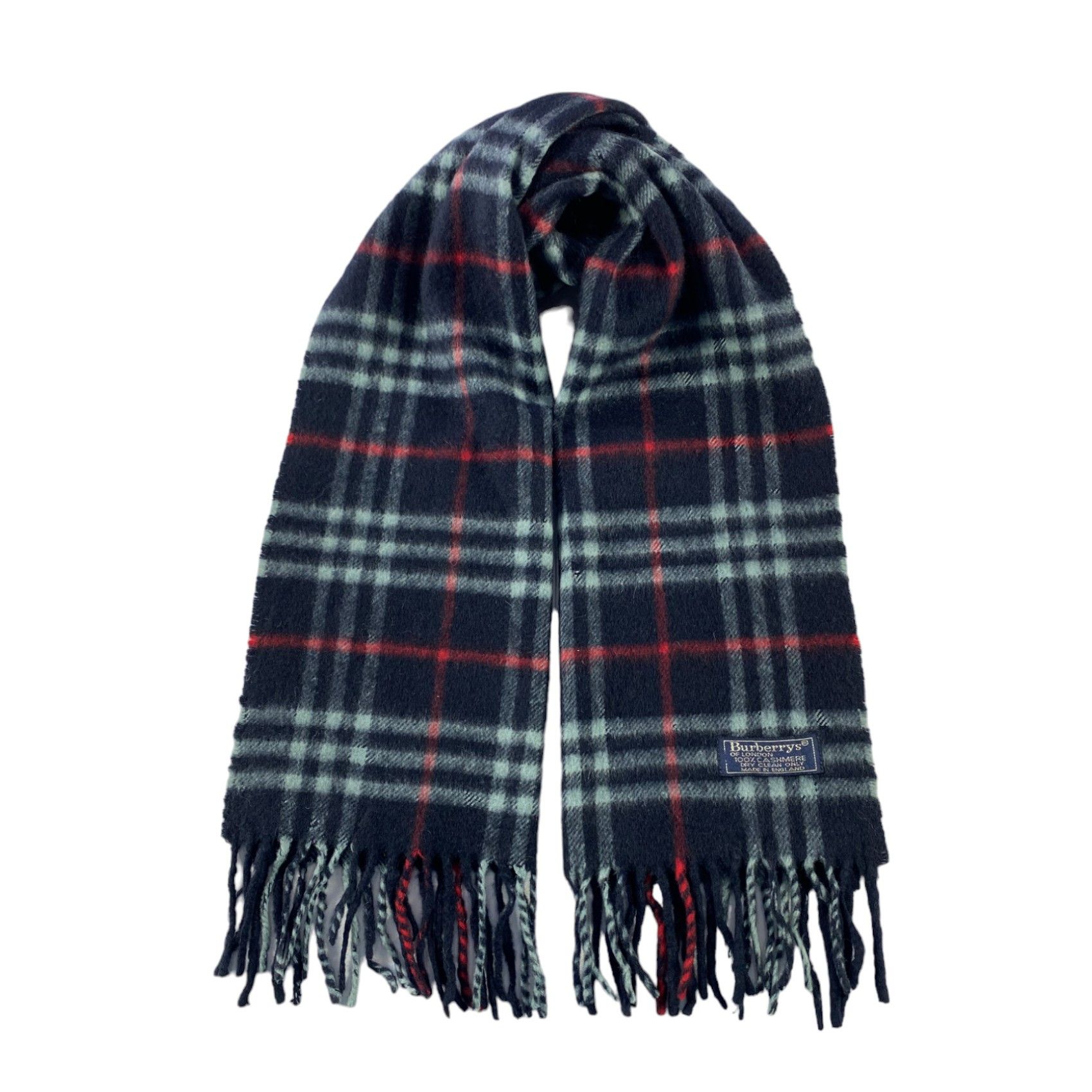 Burberry × Vintage Burberry Scarf / Muffler / Neckwear - WW1662 Size ONE SIZE - 1 Thumbnail