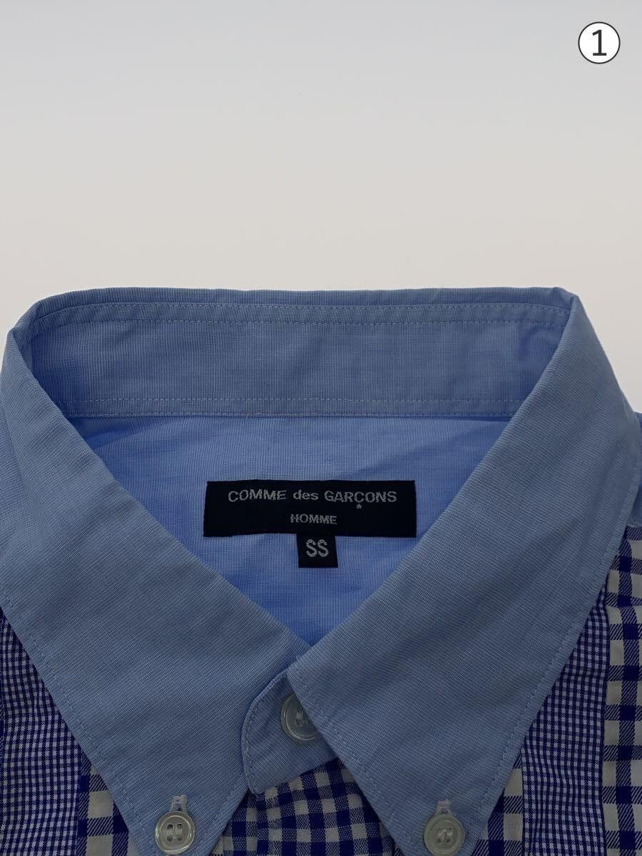 Comme des Garcons × Comme des Garcons Homme Patchwork Striped Button Shirt Size US S / EU 44-46 / 1 - 3 Thumbnail