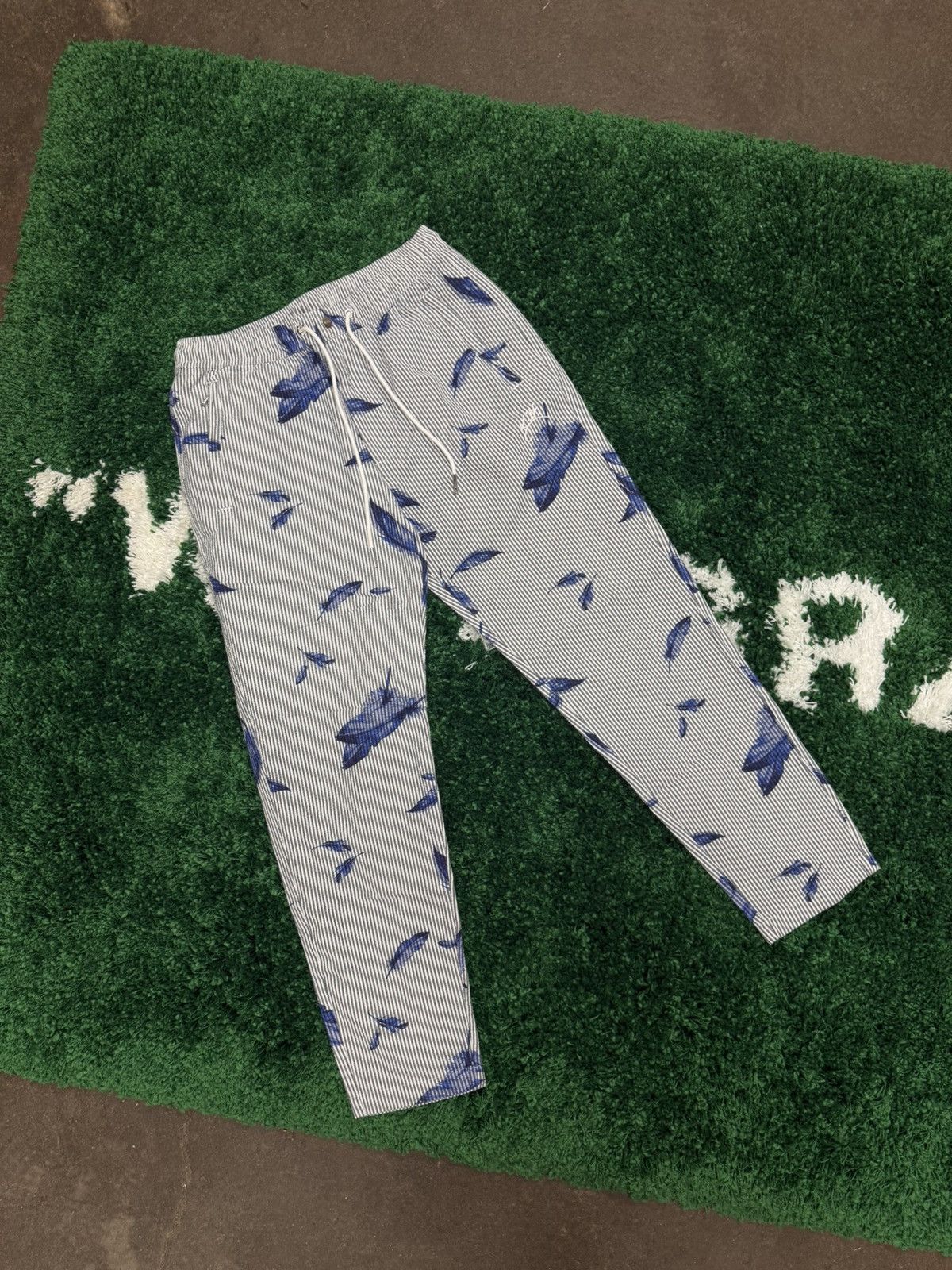 Kith Kith Stryker Seersucker Feather Drawstring Pants Medium M Size US 32 / EU 48 - 1 Thumbnail