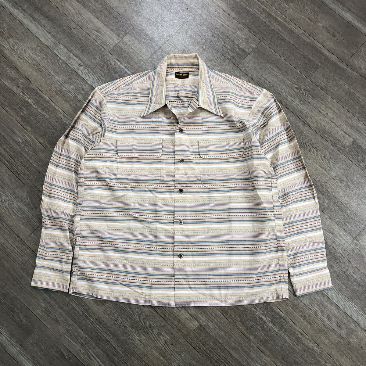 Sugar Cane Vintage 90s Sugar Cane Toyo Enterprise Navajo Western Shirt Size US L / EU 52-54 / 3 - 1 Thumbnail