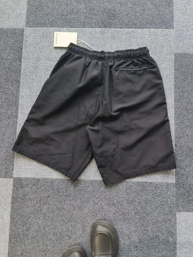 Givenchy Givenchy SiseXS Solid Black Shorts, Hem Letter Print, Size Size US 31 - 2 Thumbnail
