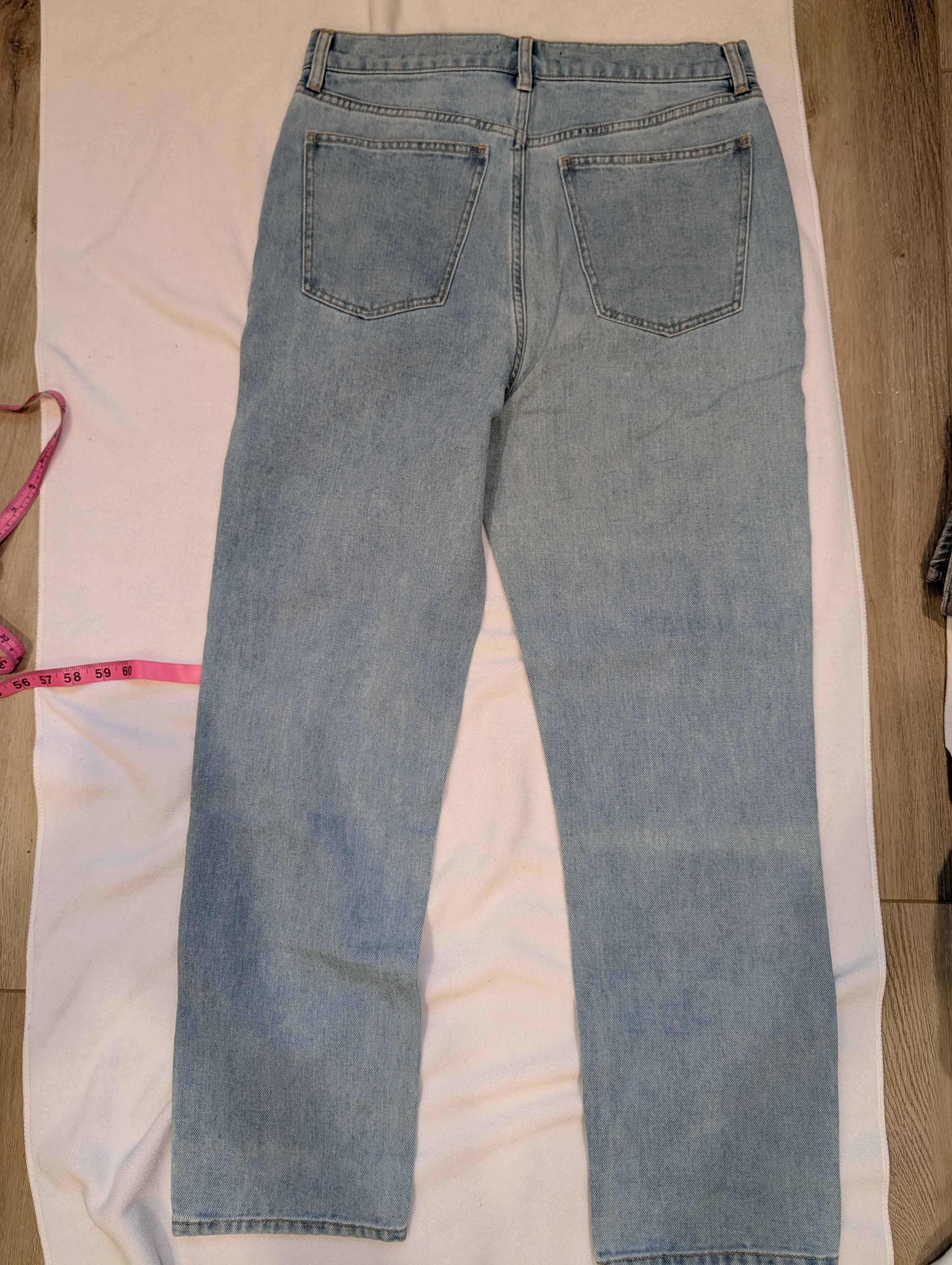 Oak + Fort Oak & Fort Super Light Wash straight leg denim Size US 30 / EU 46 - 7 Thumbnail