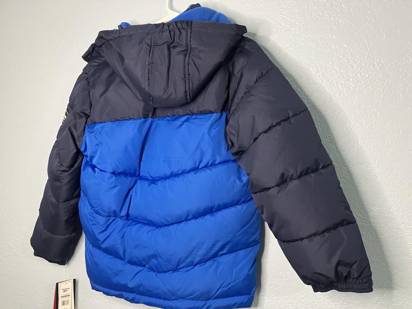 Reebok REEBOK COLORBLOCK HOODED PUFFER COAT NAVY/ROYAL Size US XXS / EU 40 - 7 Thumbnail