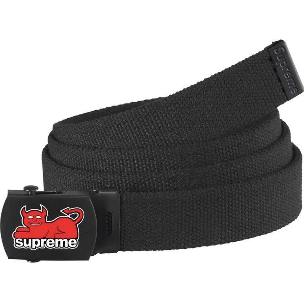 Supreme Supreme Toy Machine Webbing Belt in Black | Grailed