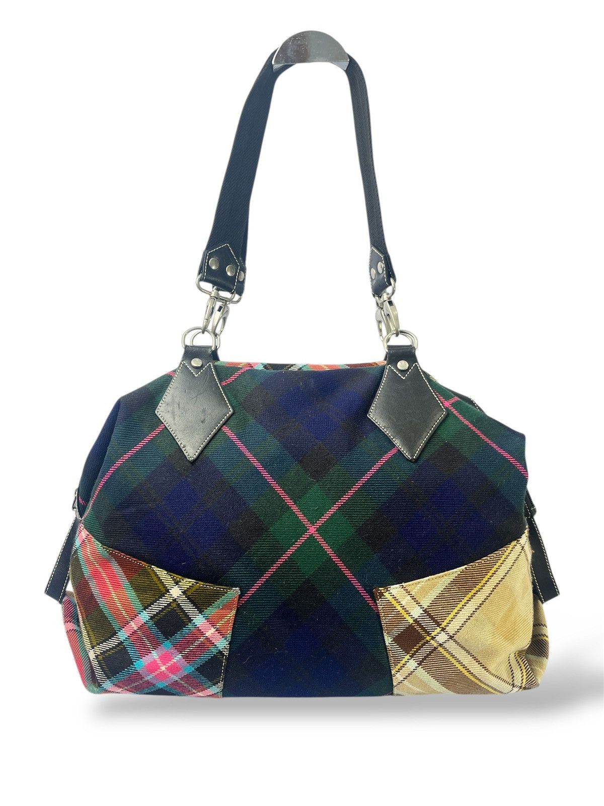 Vivienne Westwood Wool Tartan Shoulder bag Size ONE SIZE - 2 Thumbnail
