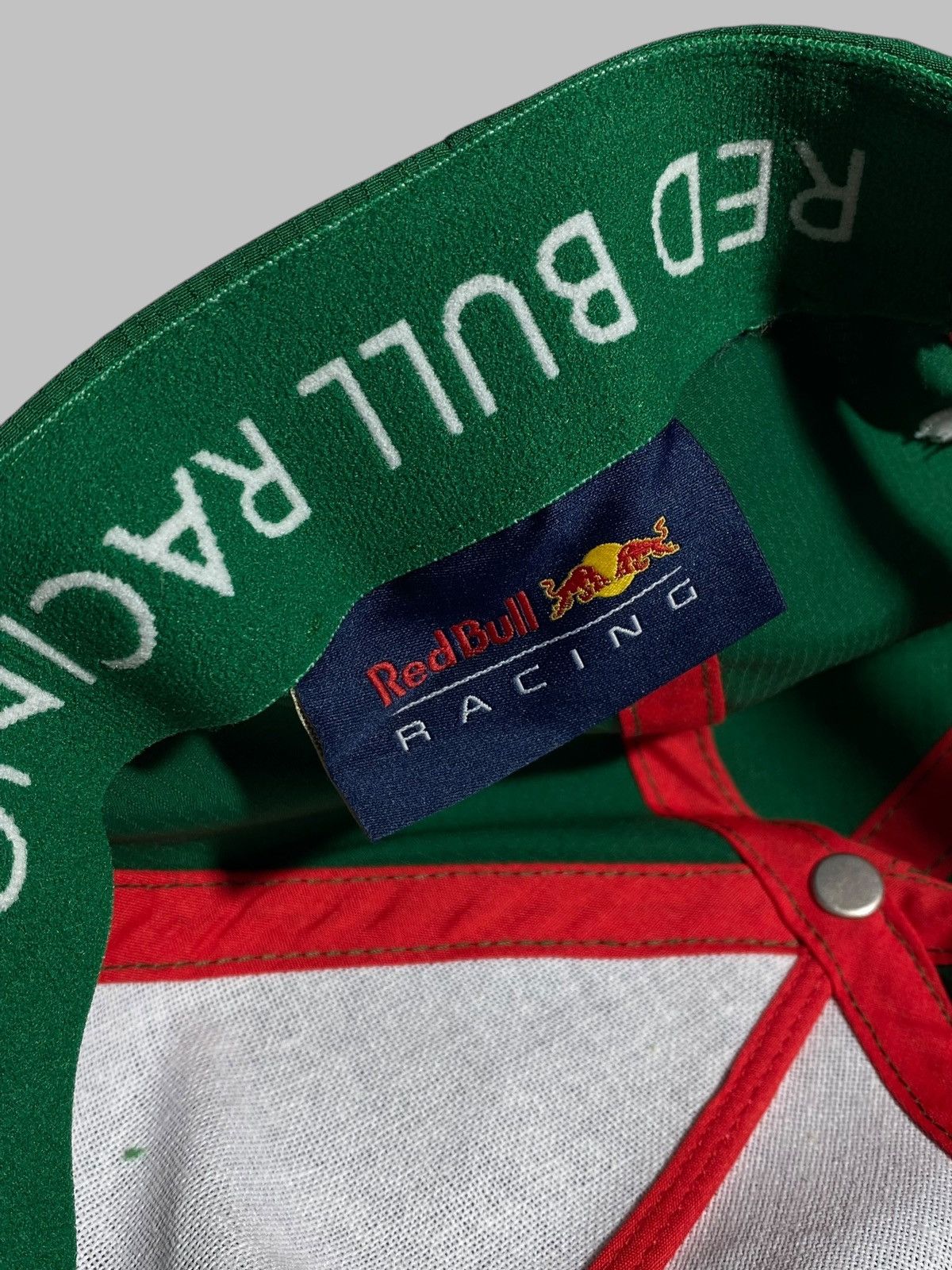 Red Bull Red Bull Racing Cap Hat Y2k Streetwear Style Green Red Size ONE SIZE - 13 Thumbnail