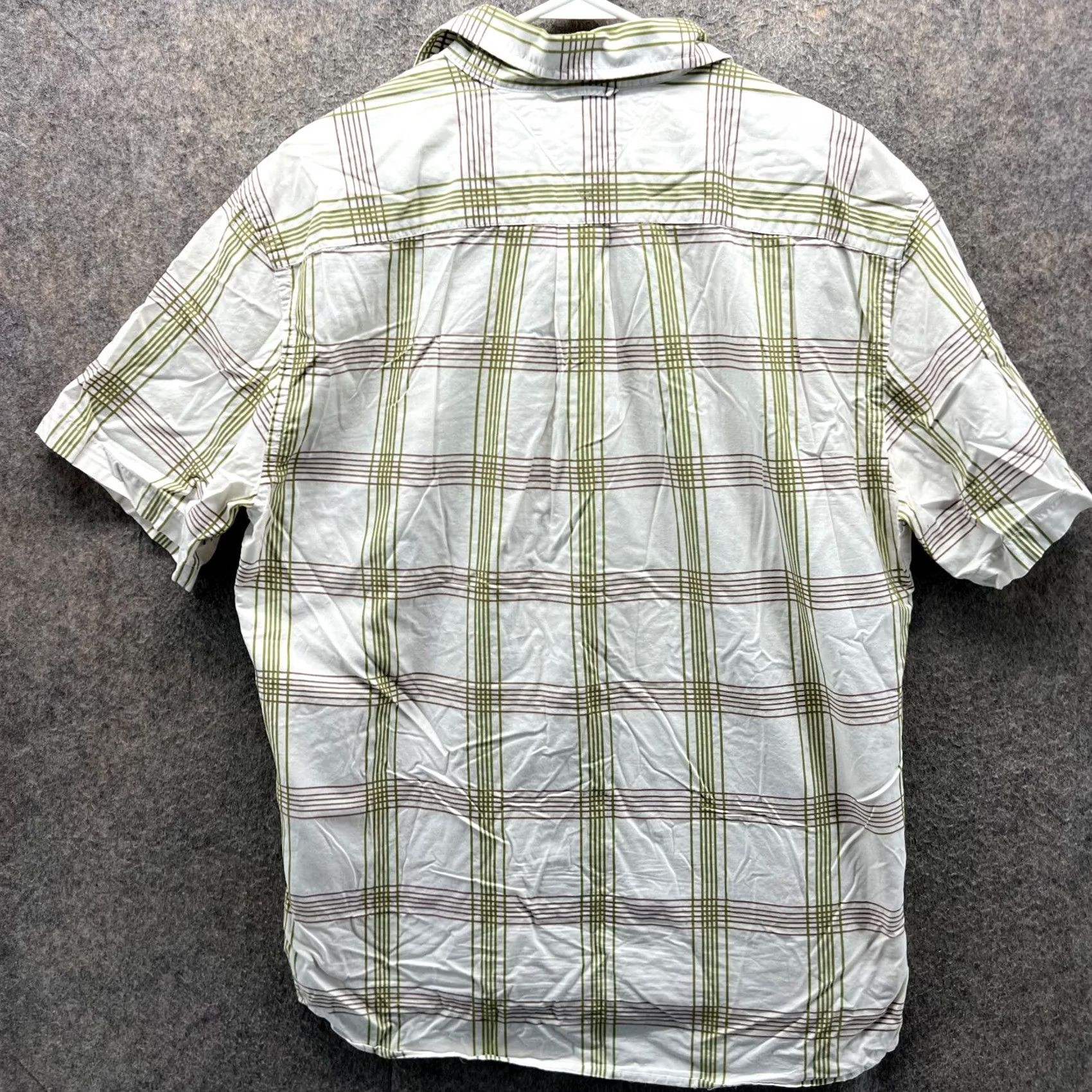 Tommy Hilfiger Tommy Hilfiger Shirt Mens Medium White Green Button-Down Short Sleeve Vintage Size US M / EU 48-50 / 2 - 2 Thumbnail
