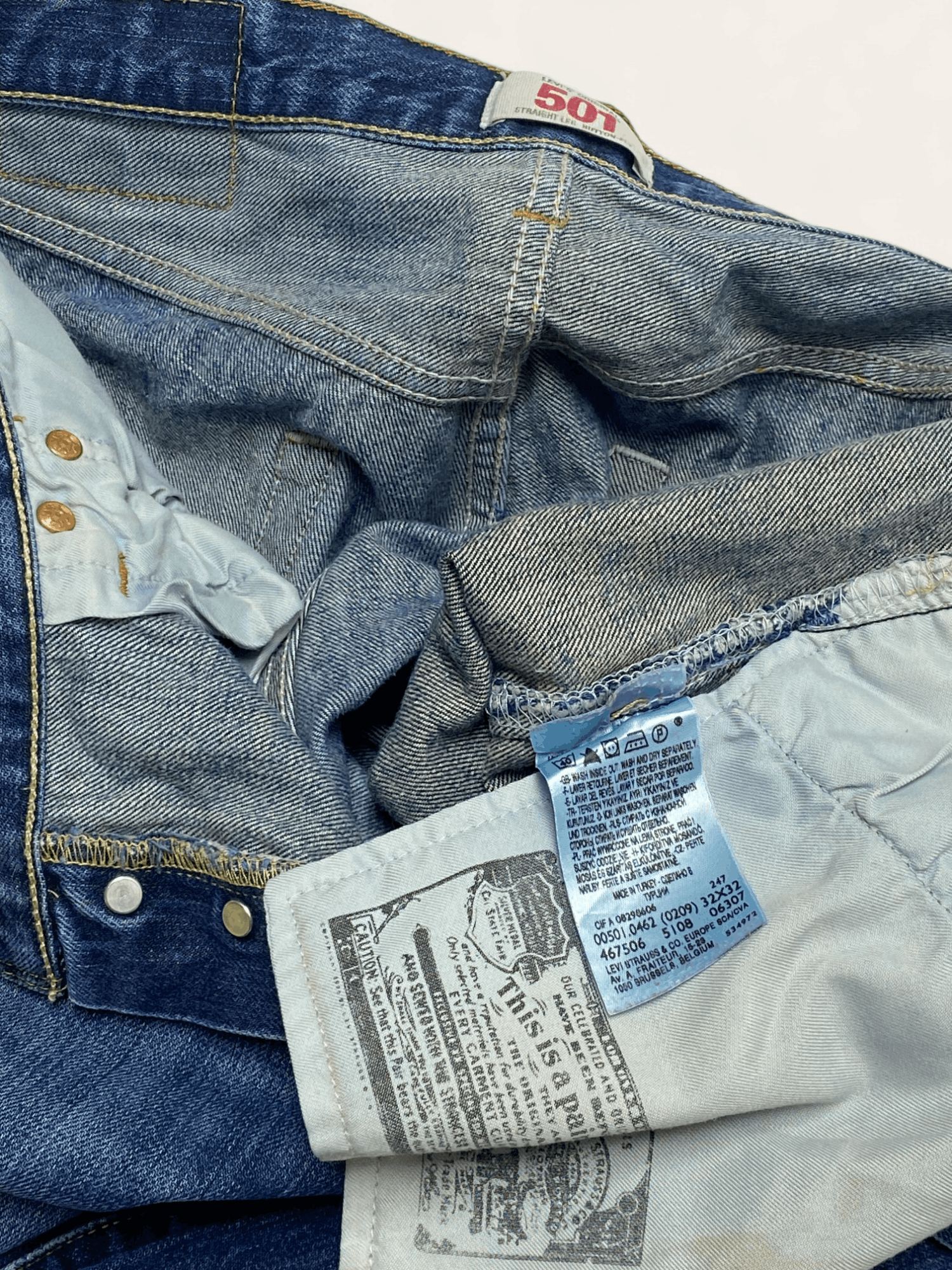 Jean Vintage LEVI'S Blue Denim Jeans Size US 32 / EU 48 - 7 Thumbnail