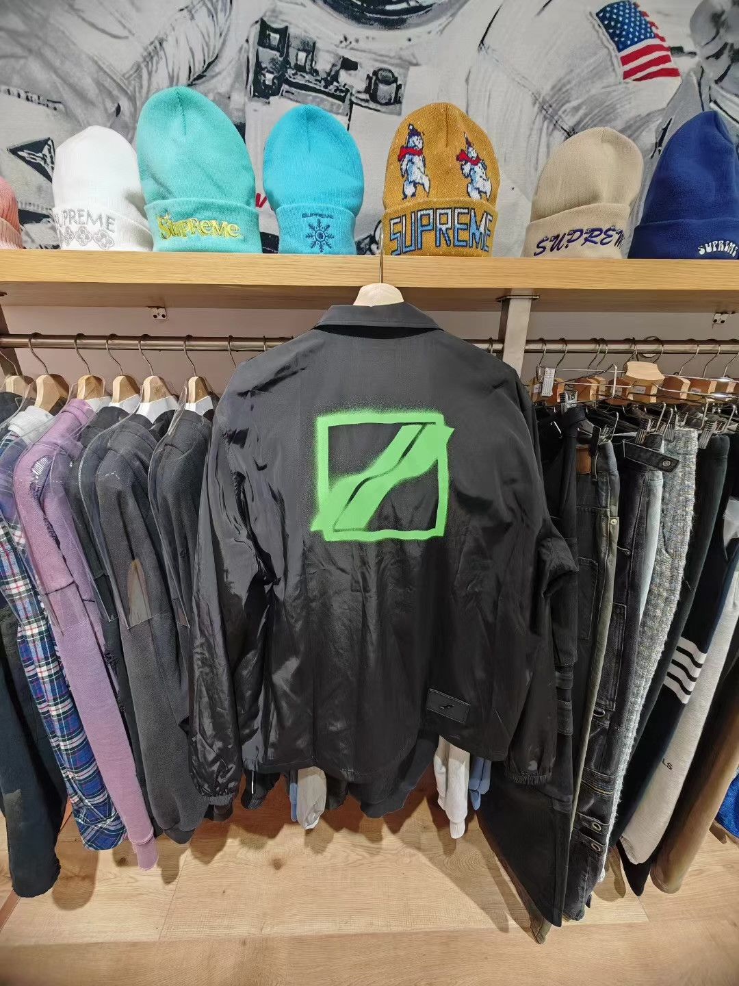 WE11DONE We11done Back Logo Jacket Coat Q15 Size US M / EU 48-50 / 2 - 2 Thumbnail