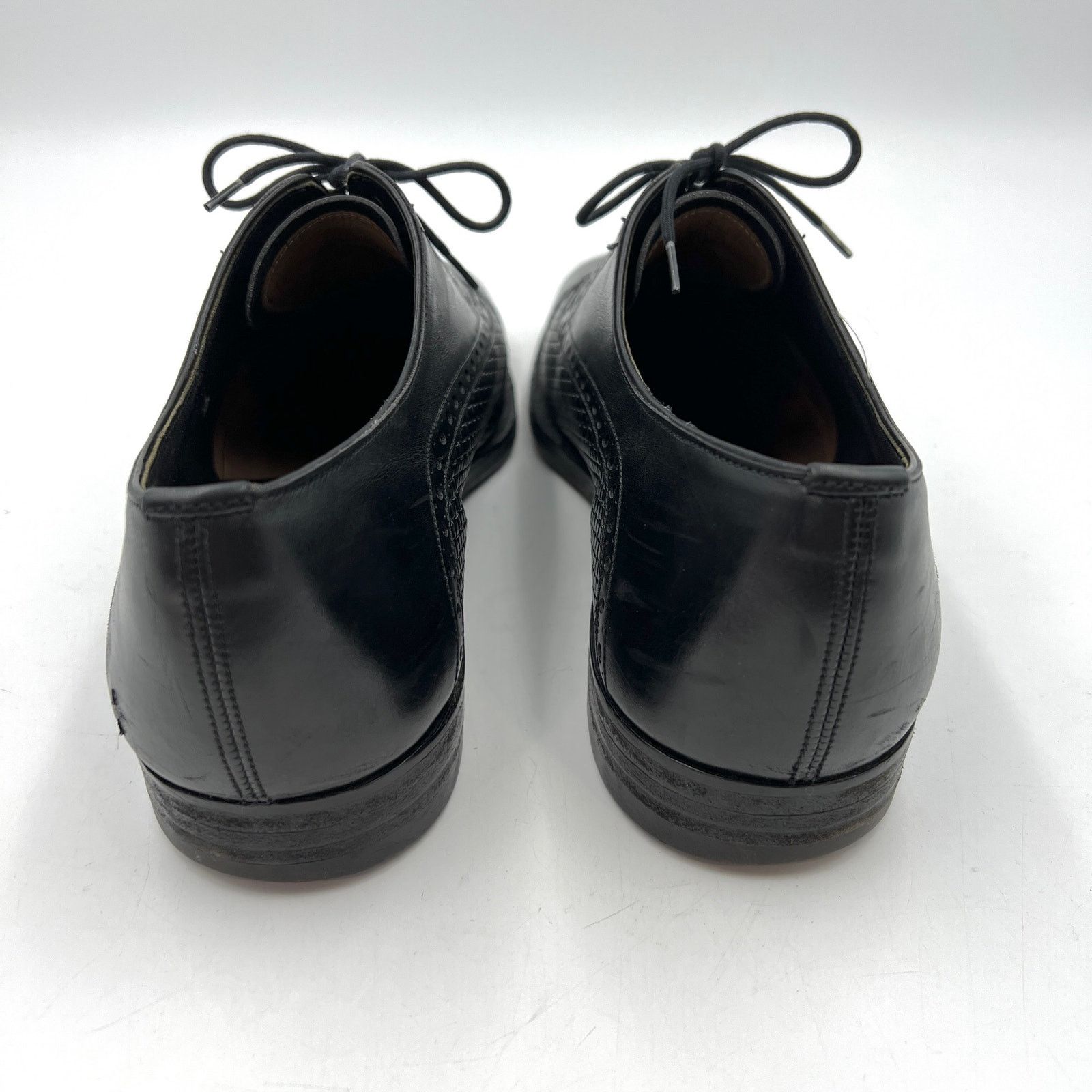 Paul Stuart Paul Stuart's Choice Oxford Dress Shoes Black Leather Size US 9.5 / EU 42-43 - 8 Thumbnail
