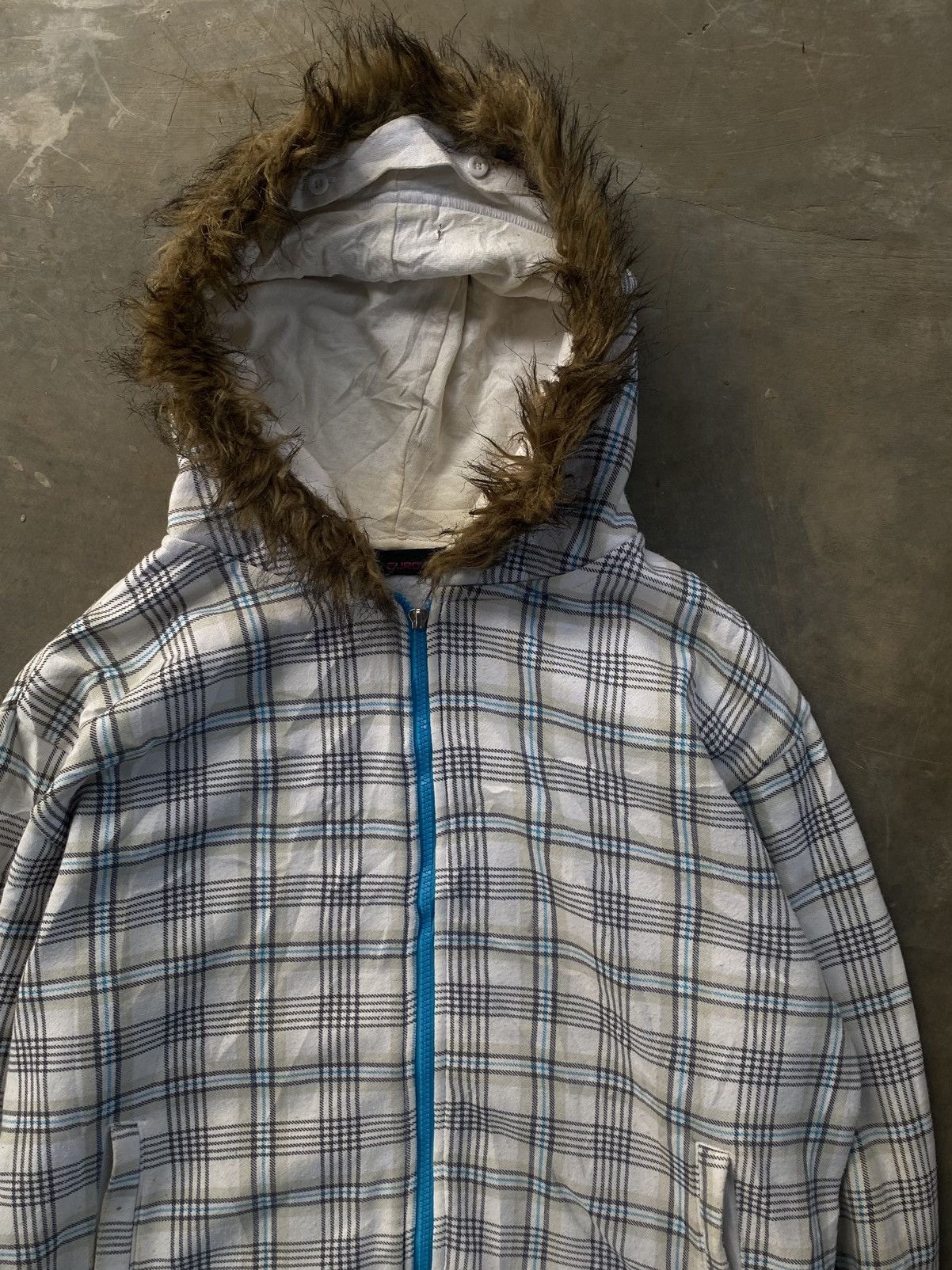 If Six Was Nine × Japanese Brand × Le Grande Bleu (L.G.B.) Euroyal y2k style with fur Zip Up Hoodie Size US L / EU 52-54 / 3 - 2 Thumbnail