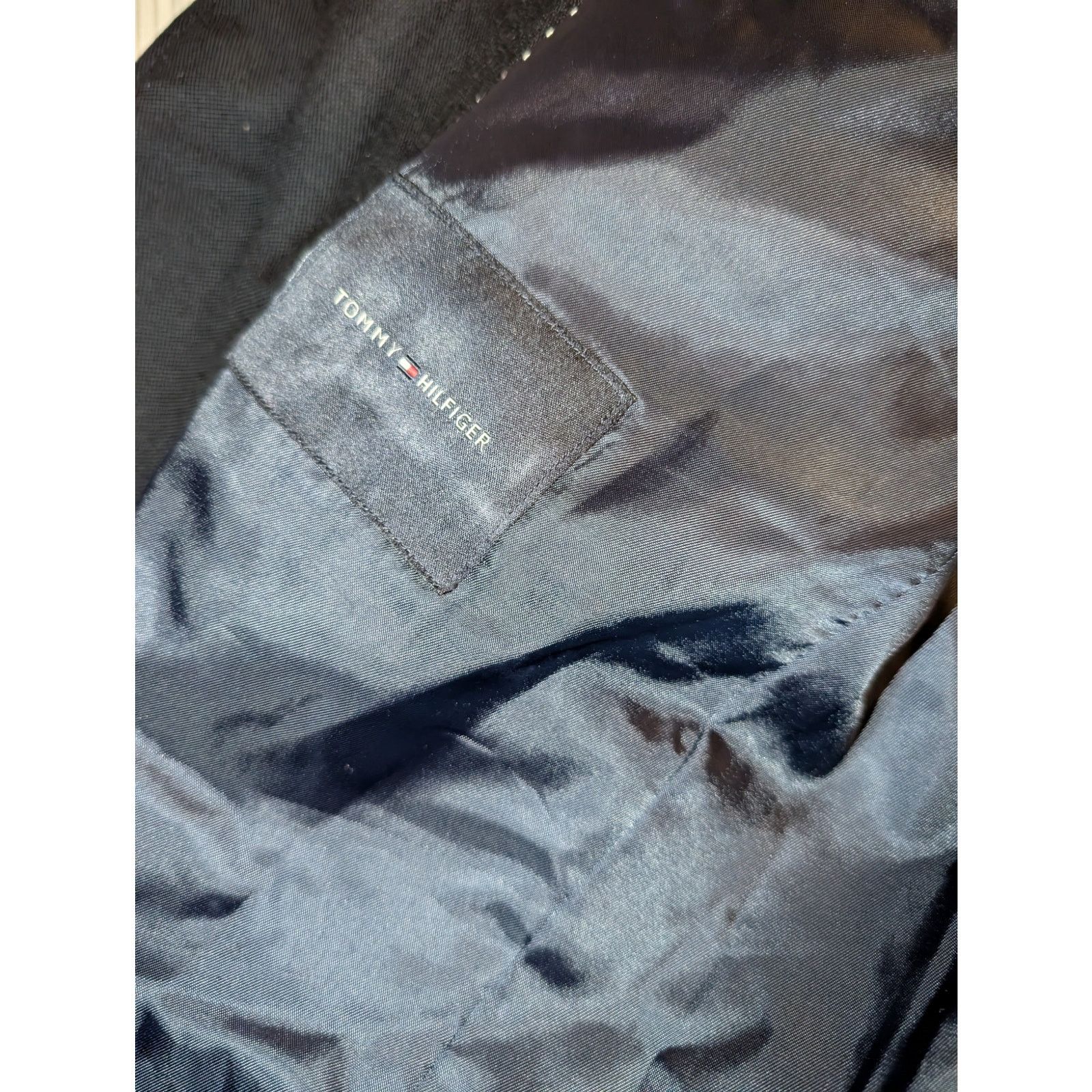 Tommy Hilfiger Tommy Hilfiger 2 Button Blazer Sportscoat Navy Size 44 Reg Size 44R - 7 Thumbnail