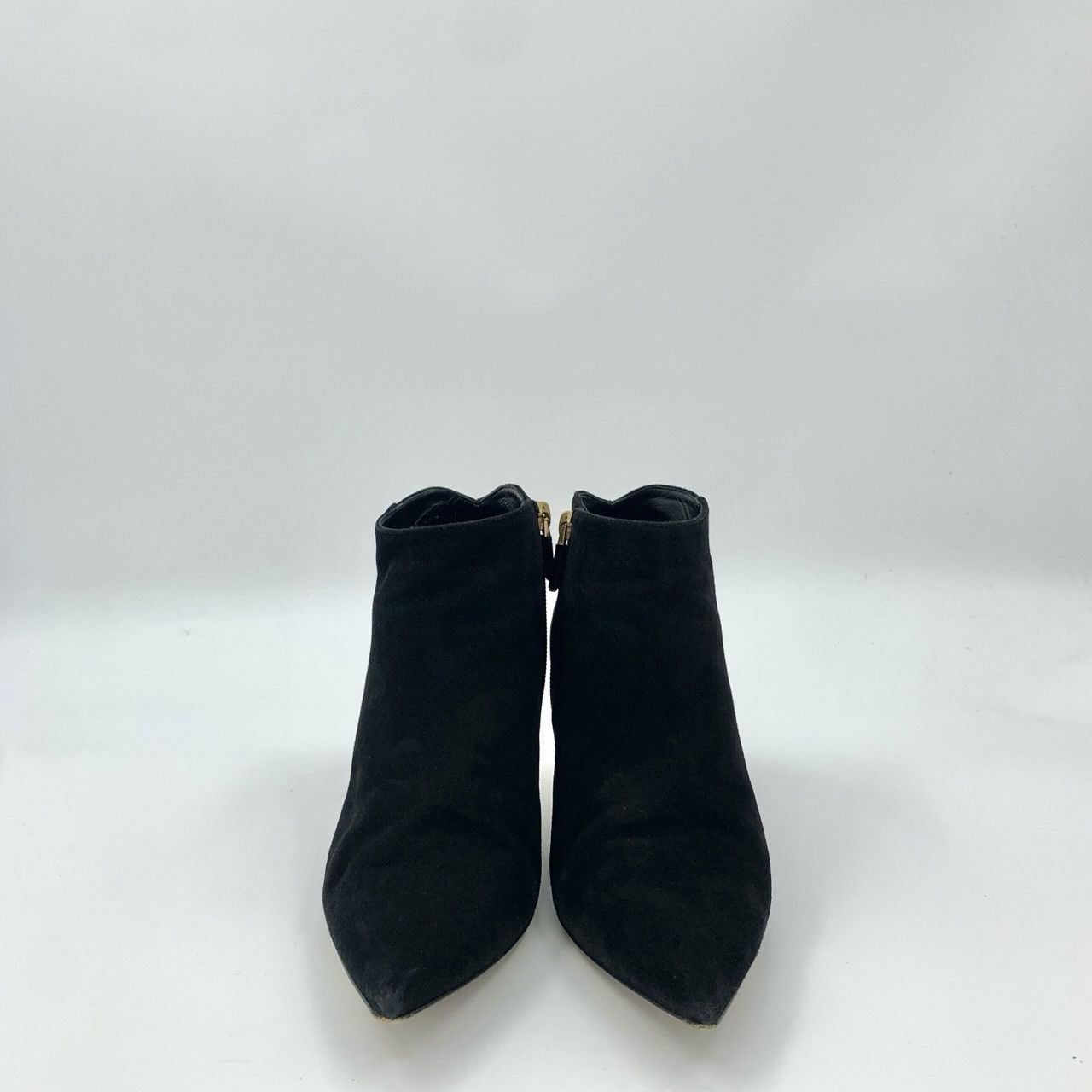 Dior Dior Heart Detail Black Suede Pointed-Toe Stiletto Heels Size US 7 / IT 37 - 3 Thumbnail